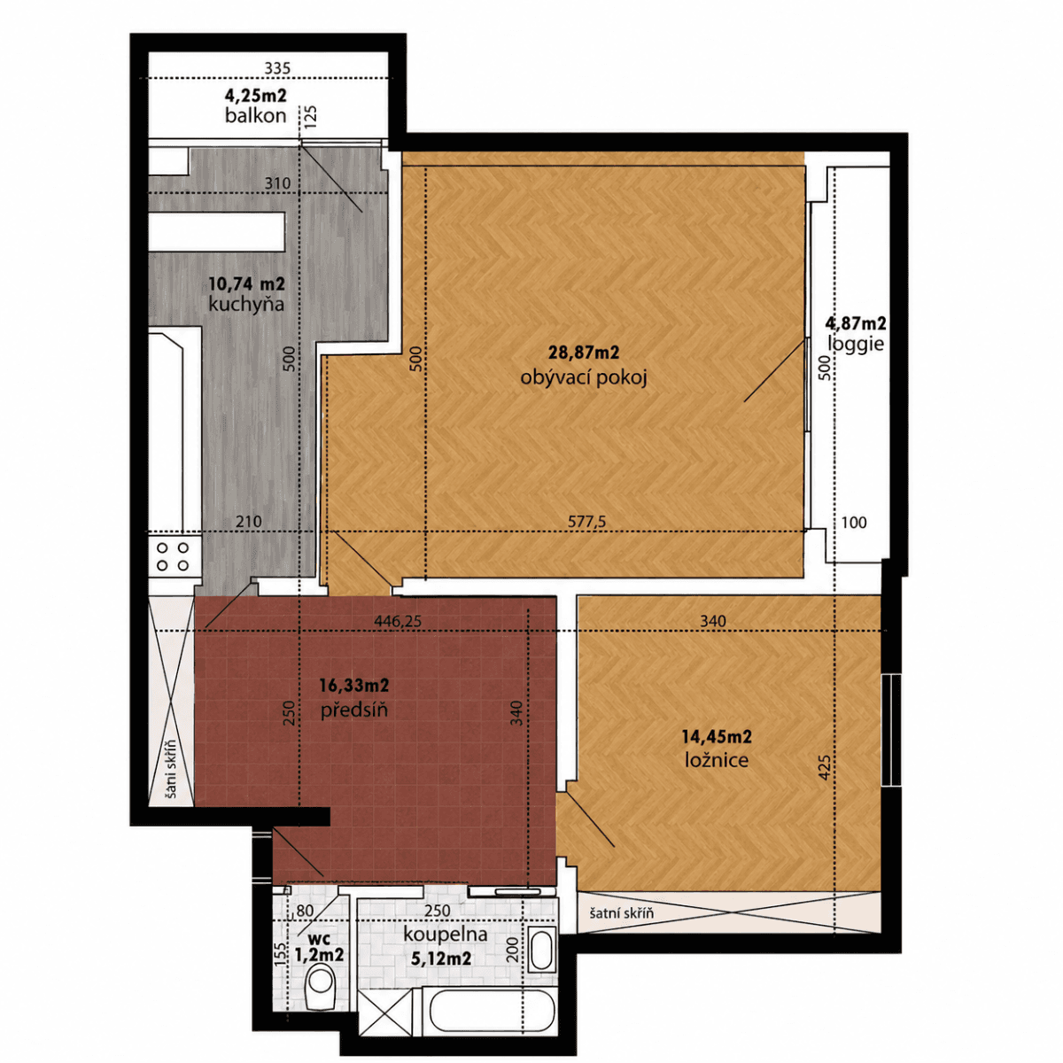 Prodej bytu 2+kk 89 m², Česká, Praha, Praha Prodej bytu 2+kk 89 m², Česká, Praha, Praha