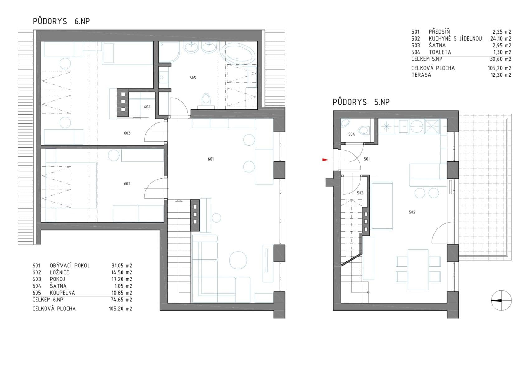 Prodej bytu 4+kk 105 m², Gorkého, Brno, Jihomoravský kraj Prodej bytu 4+kk 105 m², Gorkého, Brno, Jihomoravský kraj
