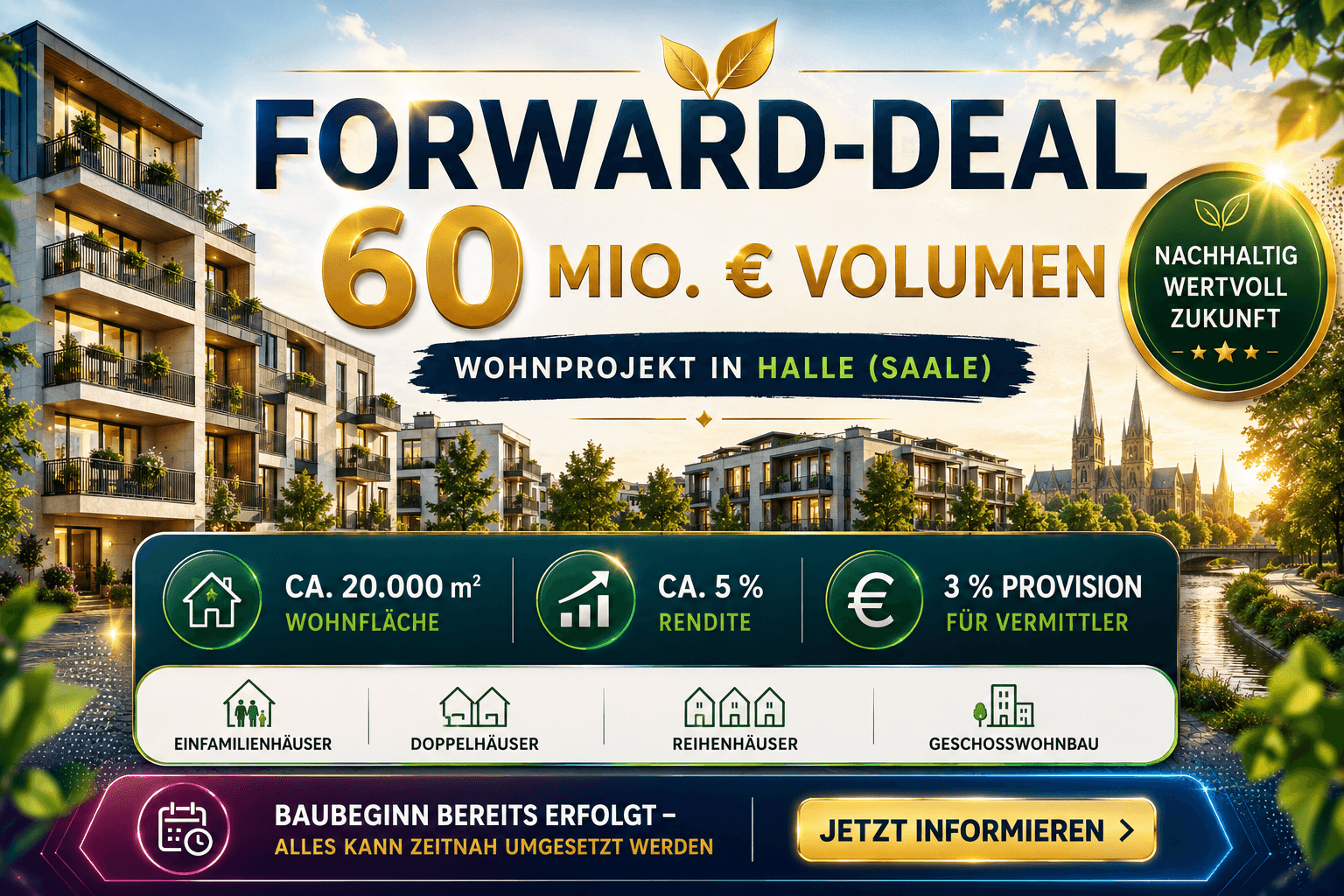 Prodej domu 20.000 m², Kaiserlauterer Str, Halle, Sasko-Anhaltsko Prodej domu 20.000 m², Kaiserlauterer Str, Halle, Sasko-Anhaltsko