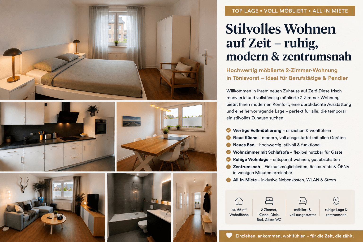 Pronájem bytu 3+1 65 m², Jägerstraße 5, Tönisvorst, Severní Porýní-Vestfálsko Pronájem bytu 3+1 65 m², Jägerstraße 5, Tönisvorst, Severní Porýní-Vestfálsko