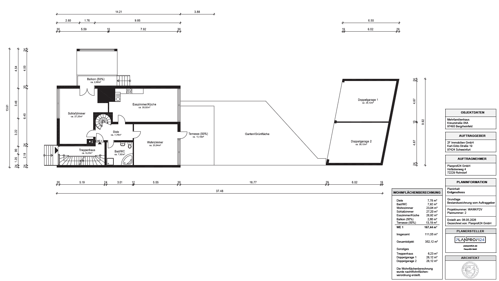 Prodej bytu 5+1 168 m², Kreuzstraße 84A, Bergrheinfeld, Bavorsko Prodej bytu 5+1 168 m², Kreuzstraße 84A, Bergrheinfeld, Bavorsko