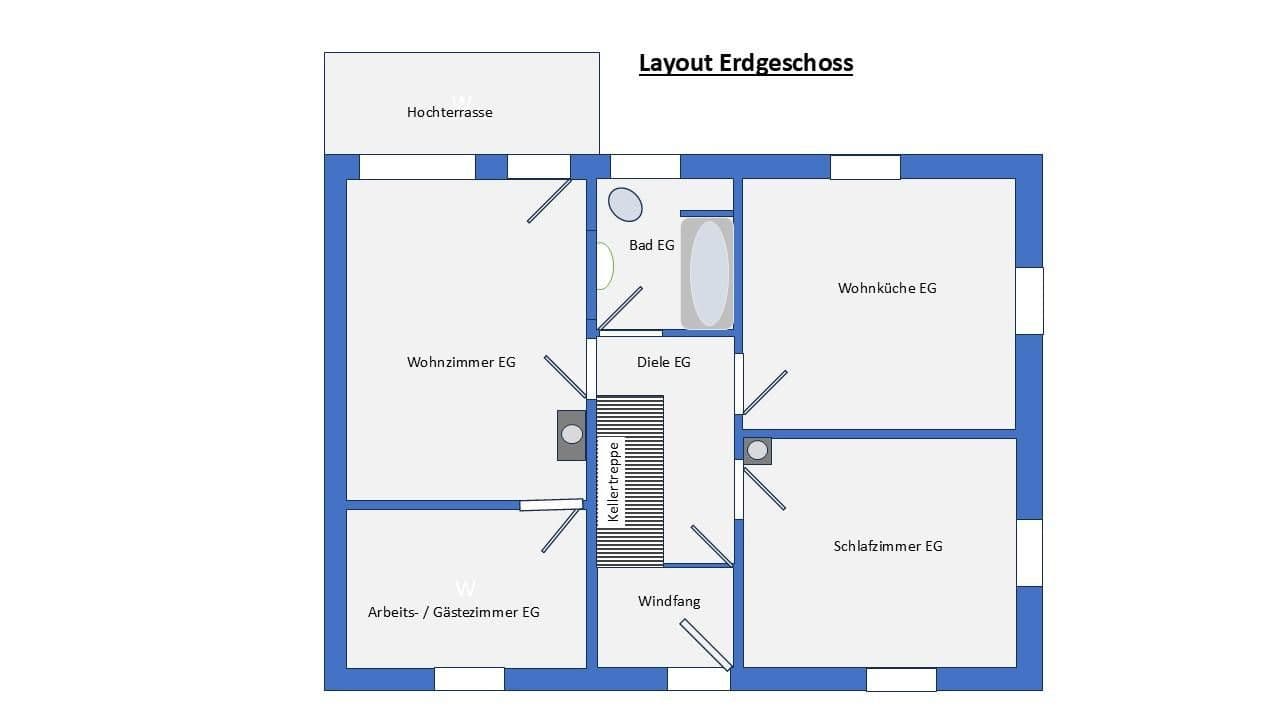 Pronájem bytu 3+1 70 m², Uttenreuth, Bavorsko Pronájem bytu 3+1 70 m², Uttenreuth, Bavorsko