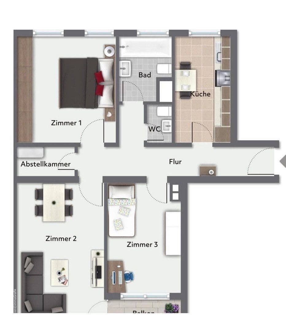 Pronájem bytu 3+1 14 m², Gartenstraße 56b, Karlsruhe, Bádensko-Württembersko Pronájem bytu 3+1 14 m², Gartenstraße 56b, Karlsruhe, Bádensko-Württembersko