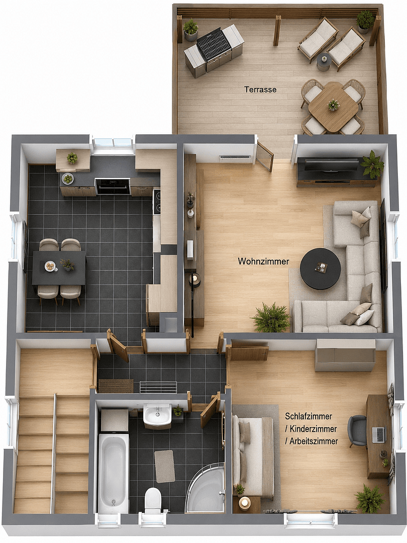 Prodej domu 166 m², pozemek 522 m², Schopfloch, Bavorsko Prodej domu 166 m², pozemek 522 m², Schopfloch, Bavorsko