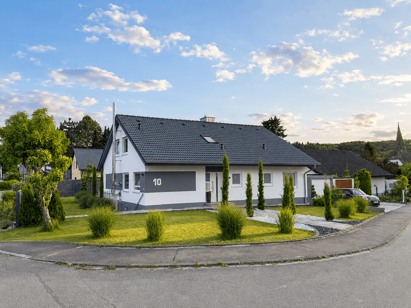 Prodej domu 177 m², pozemek 1.014 m², Im Schlossgarten 10, Gottmadingen, Bádensko-Württembersko Prodej domu 177 m², pozemek 1.014 m², Im Schlossgarten 10, Gottmadingen, Bádensko-Württembersko