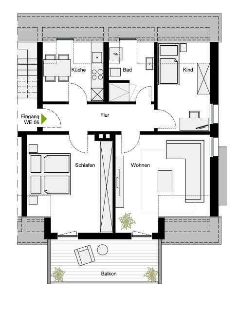 Pronájem bytu 3+1 73 m², Äußere-Bayreuther-Str. 24, Hof, Bavorsko Pronájem bytu 3+1 73 m², Äußere-Bayreuther-Str. 24, Hof, Bavorsko