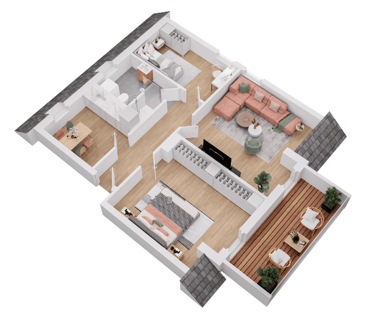 Pronájem bytu 3+1 73 m², Äußere-Bayreuther-Str. 24, Hof, Bavorsko Pronájem bytu 3+1 73 m², Äußere-Bayreuther-Str. 24, Hof, Bavorsko