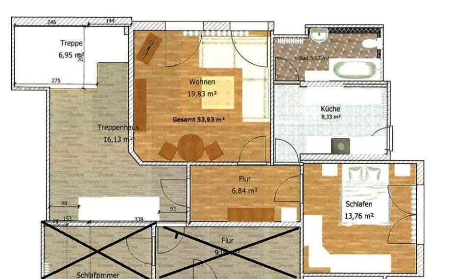 Pronájem domu 53 m², pozemek 2.000 m², Ringstraße 11, Windbergen, Šlesvicko-Holštýnsko Pronájem domu 53 m², pozemek 2.000 m², Ringstraße 11, Windbergen, Šlesvicko-Holštýnsko