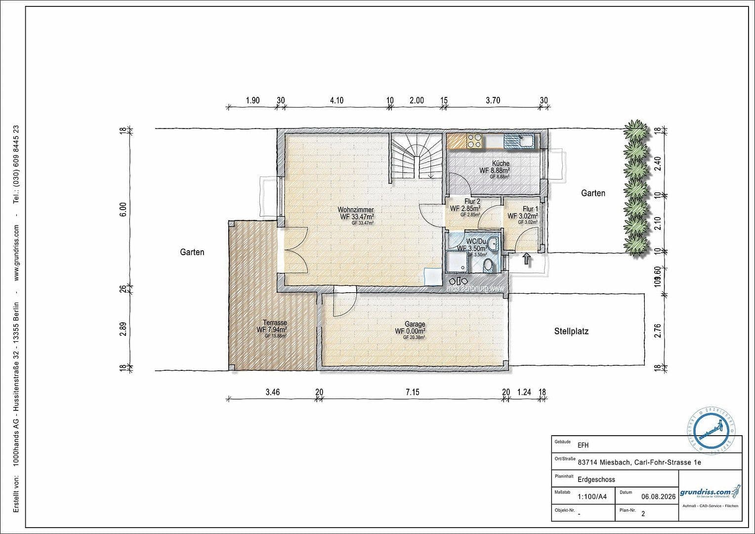 Pronájem domu 128 m², pozemek 276 m², Carl-Fohr-Str. 1e, Miesbach, Bavorsko Pronájem domu 128 m², pozemek 276 m², Carl-Fohr-Str. 1e, Miesbach, Bavorsko