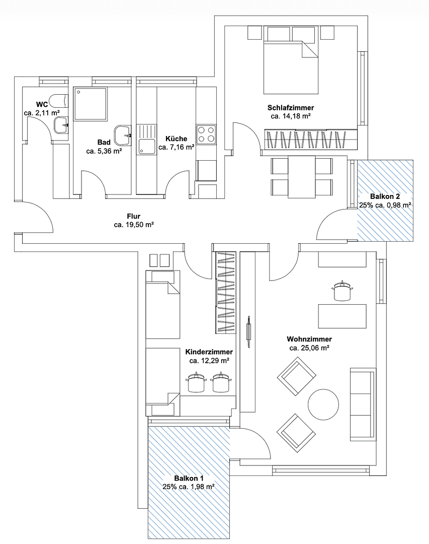 Pronájem bytu 3+kk 89 m², Korntal-Münchingen, Bádensko-Württembersko Pronájem bytu 3+kk 89 m², Korntal-Münchingen, Bádensko-Württembersko