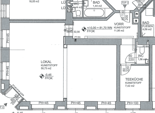 Pronájem kanceláře 72 m², Wien, Wien Pronájem kanceláře 72 m², Wien, Wien