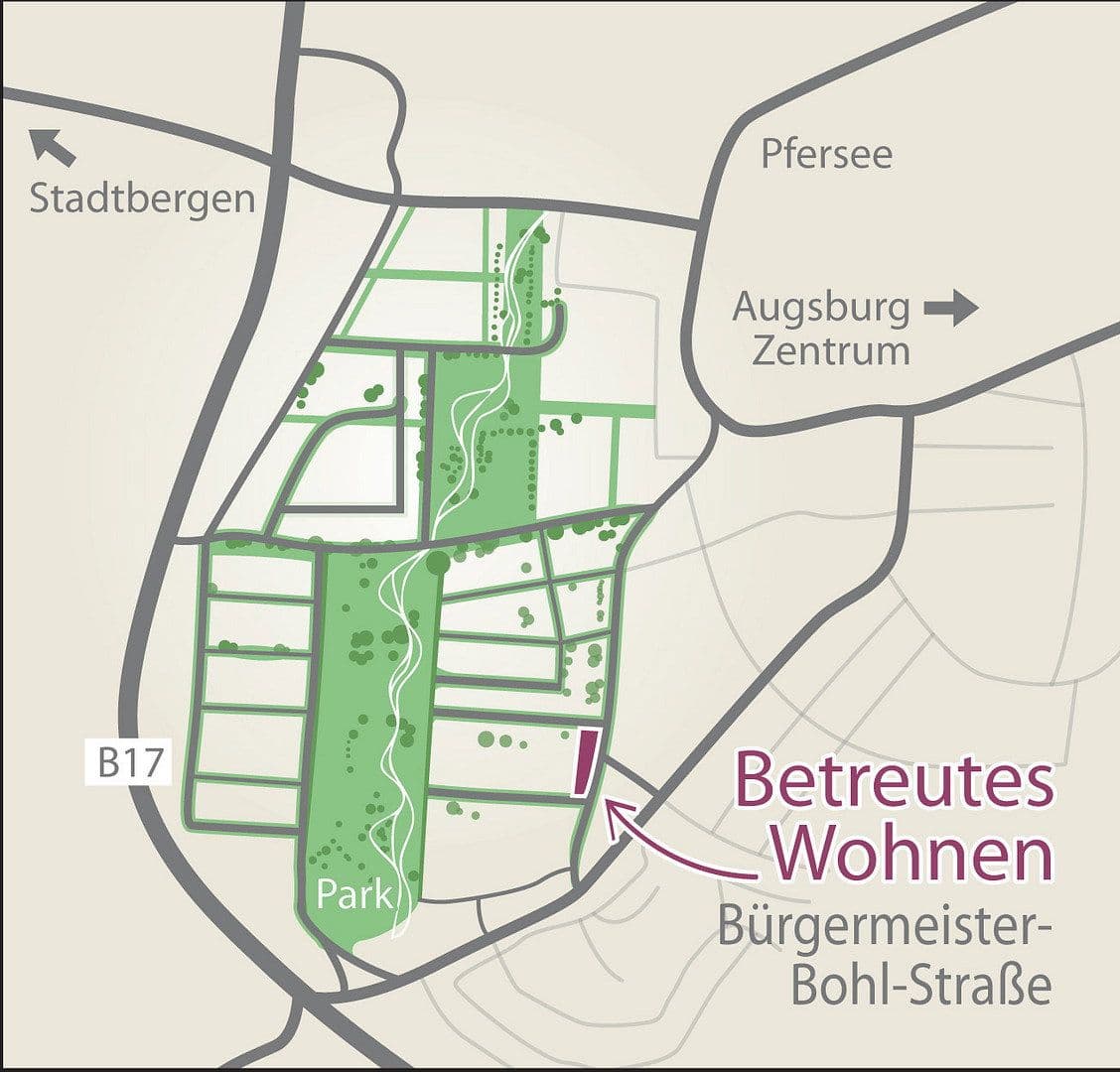 Pronájem bytu 2+1 55 m², Bgm.-Bohl-Str. 56, Augsburg, Bavorsko Pronájem bytu 2+1 55 m², Bgm.-Bohl-Str. 56, Augsburg, Bavorsko