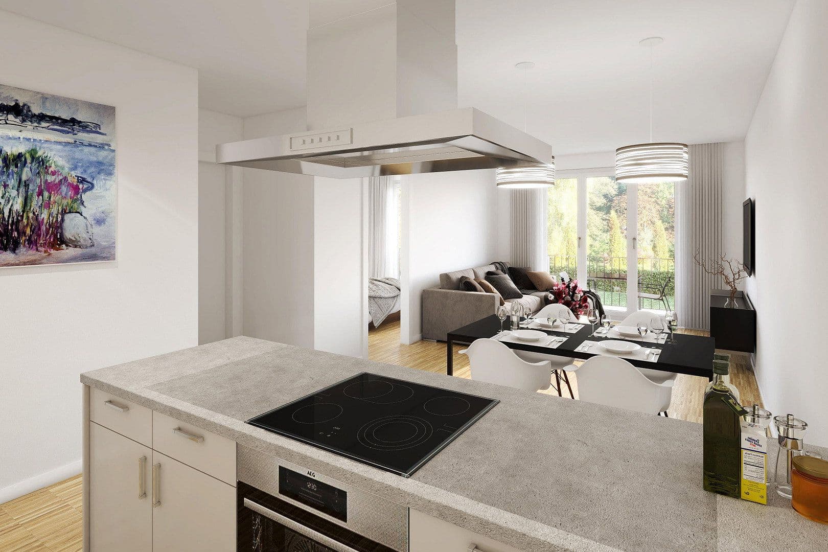 Pronájem bytu 2+1 53 m², Frankfurt am Main, Hessen Pronájem bytu 2+1 53 m², Frankfurt am Main, Hessen
