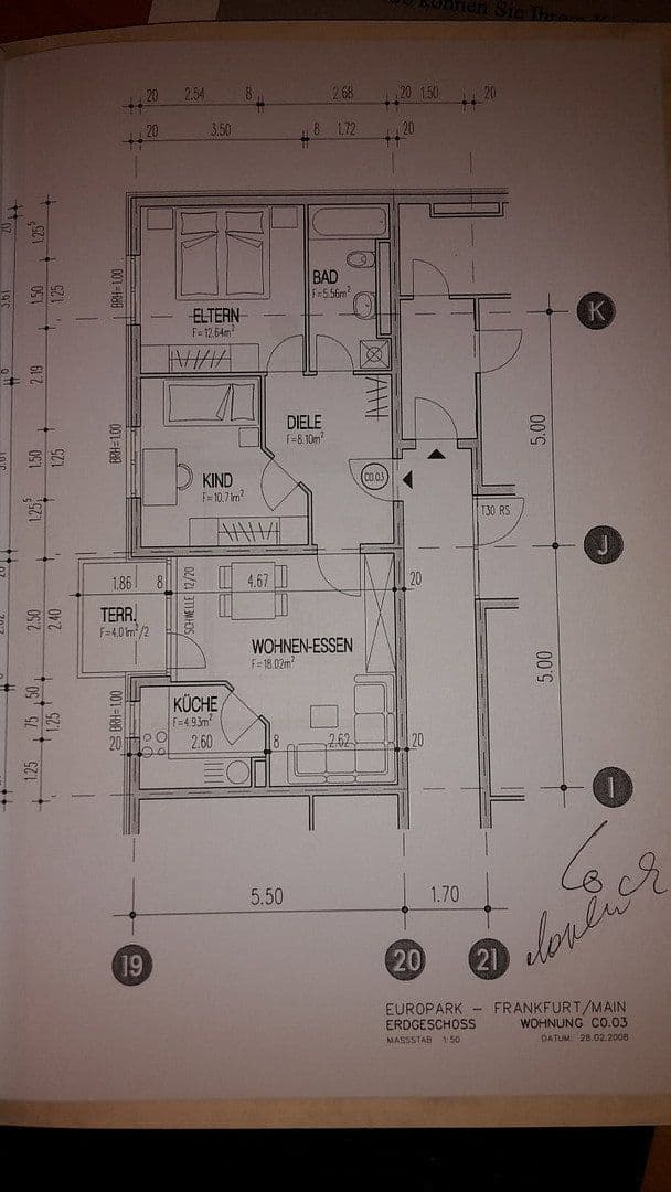 Pronájem bytu 3+kk 62 m², Frankfurt am Main, Hessen Pronájem bytu 3+kk 62 m², Frankfurt am Main, Hessen