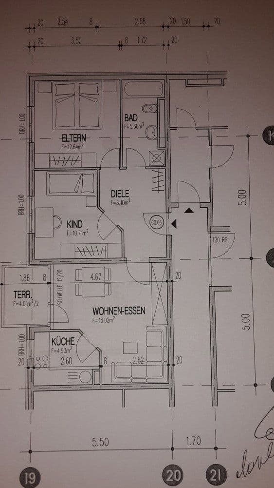 Pronájem bytu 3+kk 62 m², Frankfurt am Main, Hessen Pronájem bytu 3+kk 62 m², Frankfurt am Main, Hessen