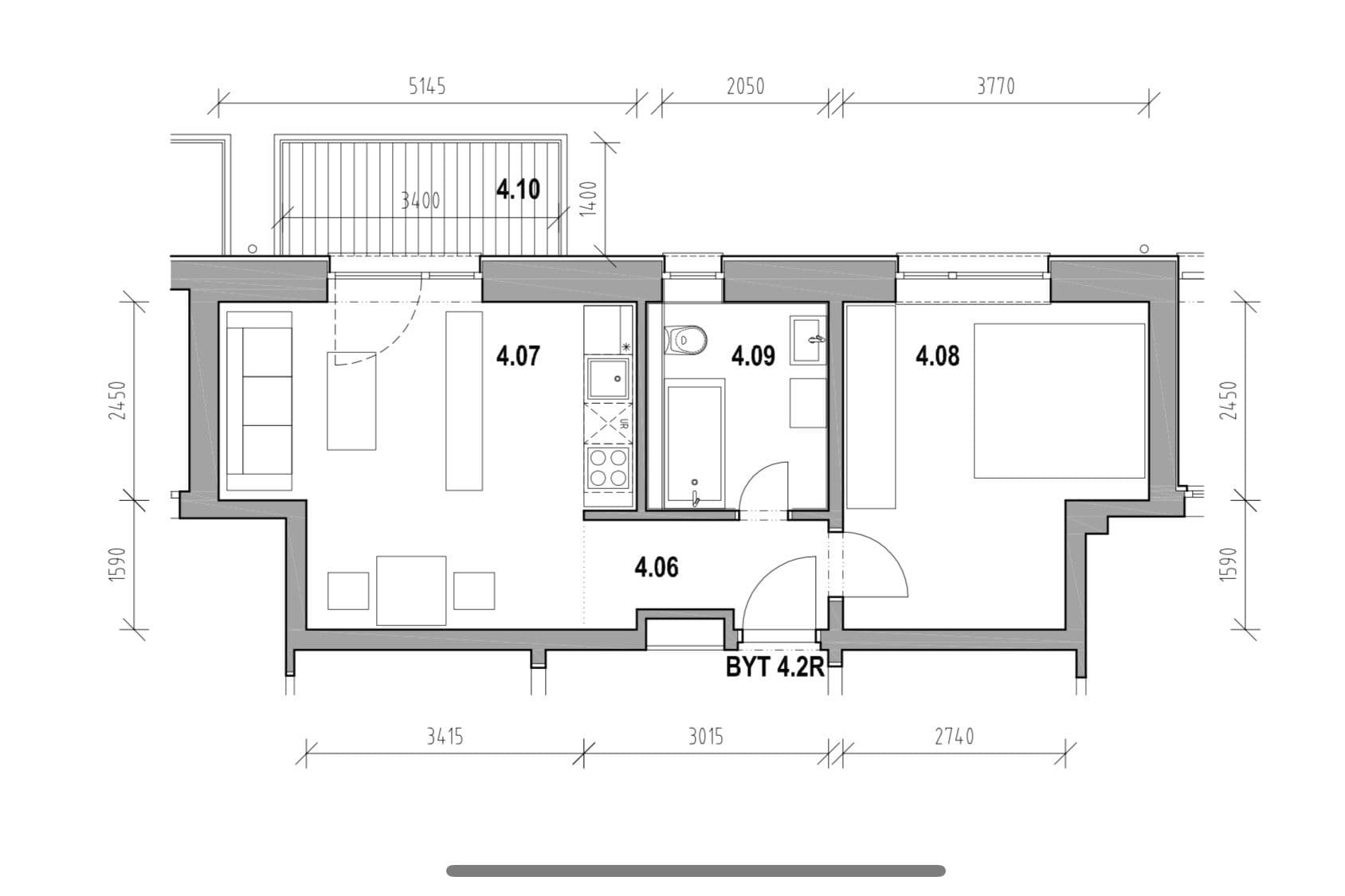 Pronájem bytu 2+1 46 m², Račianska, Nové Mesto, Bratislavský kraj Pronájem bytu 2+1 46 m², Račianska, Nové Mesto, Bratislavský kraj