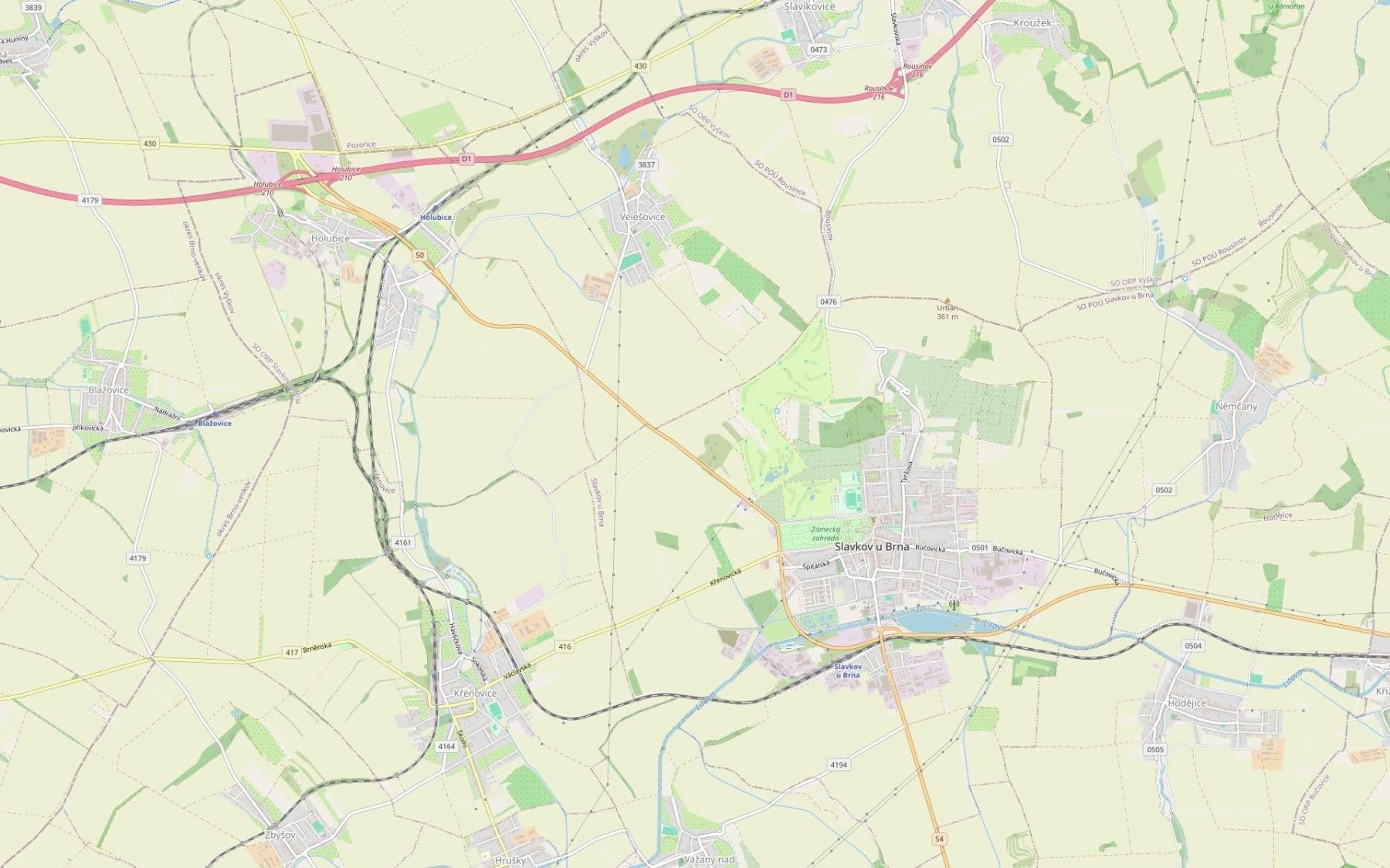 Prodej pozemku 5.959 m², Slavkov u Brna, Jihomoravský kraj Prodej pozemku 5.959 m², Slavkov u Brna, Jihomoravský kraj