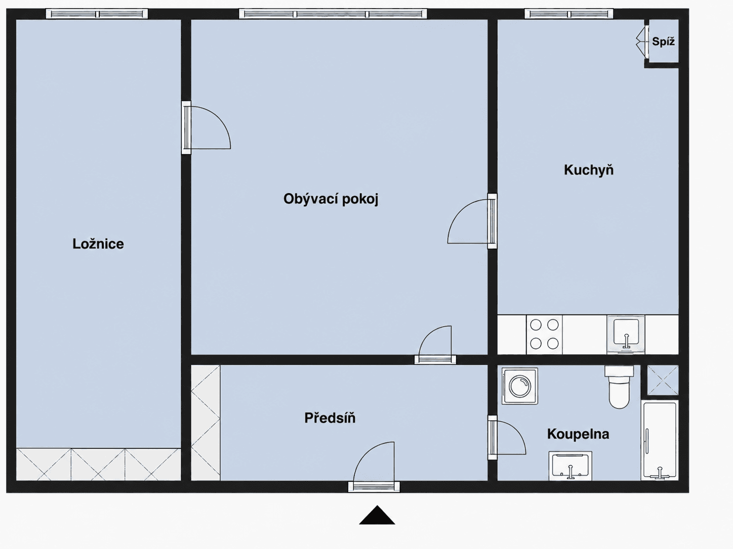 Prodej bytu 2+1 45 m², Zikova, Olomouc, Olomoucký kraj Prodej bytu 2+1 45 m², Zikova, Olomouc, Olomoucký kraj