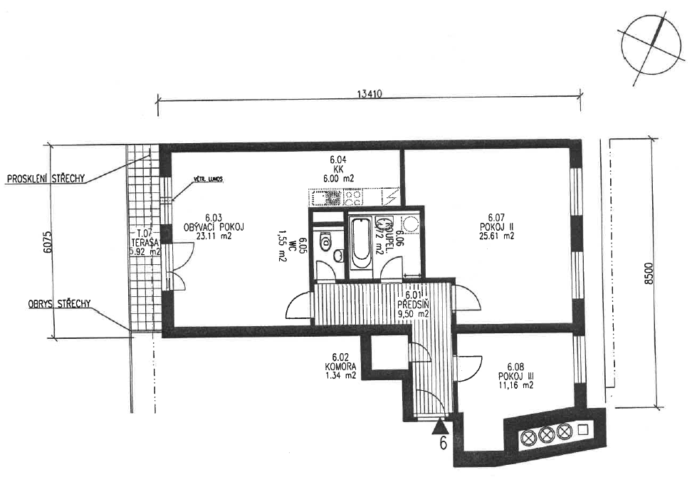 Prodej bytu 3+kk 83 m², Za Valem, Praha, Praha Prodej bytu 3+kk 83 m², Za Valem, Praha, Praha