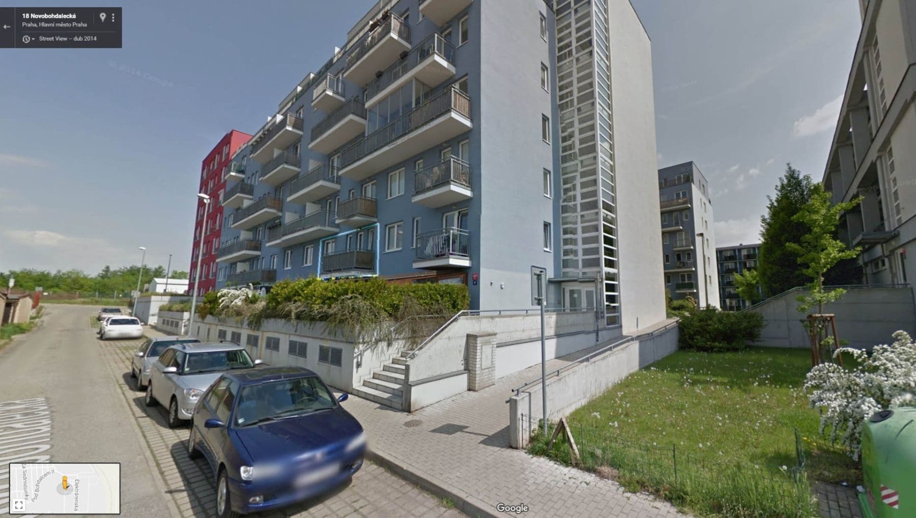 Pronájem bytu 2+kk 41 m², Novobohdalecká, Praha, Praha Pronájem bytu 2+kk 41 m², Novobohdalecká, Praha, Praha