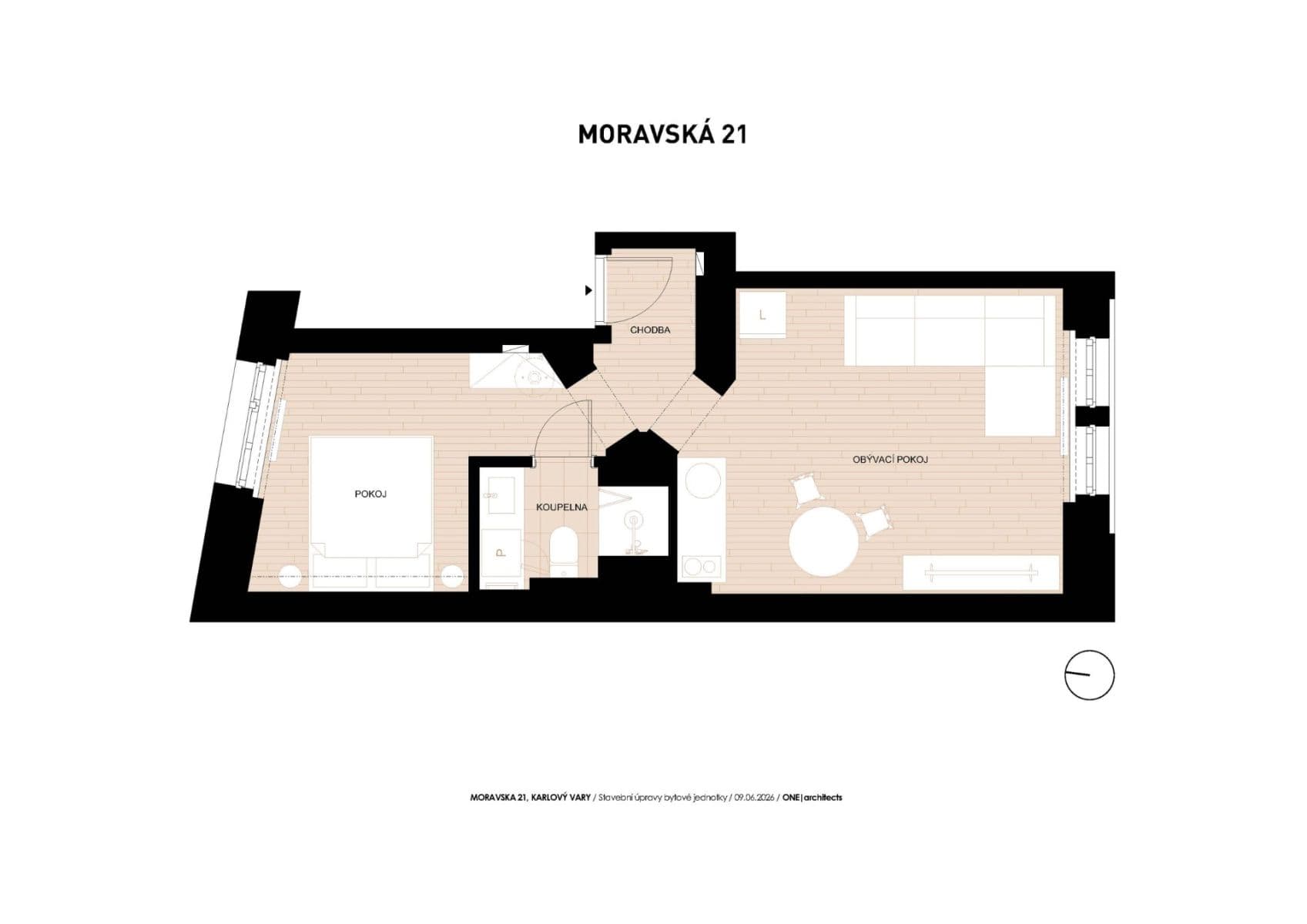 Pronájem bytu 2+kk 36 m², Moravská, Karlovy Vary, Karlovarský kraj Pronájem bytu 2+kk 36 m², Moravská, Karlovy Vary, Karlovarský kraj