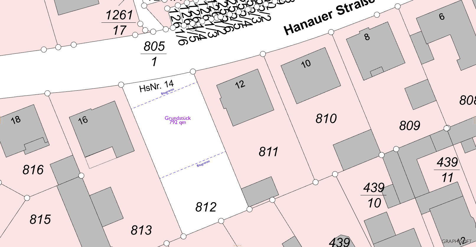 Prodej pozemku 792 m², Hanauerrstraße, Rodgau, Hessen Prodej pozemku 792 m², Hanauerrstraße, Rodgau, Hessen