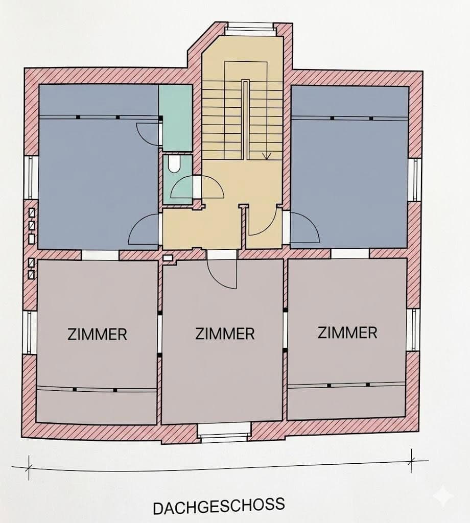 Pronájem bytu 5+1 80 m², Arnoldstraße 21, Dortmund, Severní Porýní-Vestfálsko Pronájem bytu 5+1 80 m², Arnoldstraße 21, Dortmund, Severní Porýní-Vestfálsko