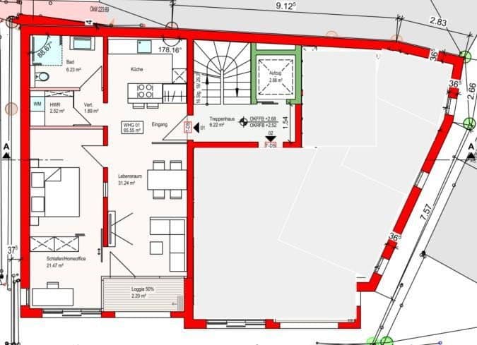 Pronájem bytu 2+1 65 m², Innerer Graben 11, Haslach im Kinzigtal, Bádensko-Württembersko Pronájem bytu 2+1 65 m², Innerer Graben 11, Haslach im Kinzigtal, Bádensko-Württembersko