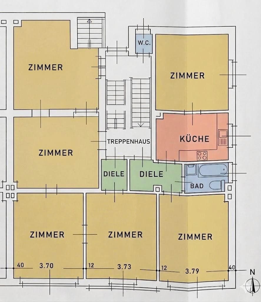 Pronájem bytu 5+1 100 m², Gerther Straße 8, Bochum, Severní Porýní-Vestfálsko Pronájem bytu 5+1 100 m², Gerther Straße 8, Bochum, Severní Porýní-Vestfálsko