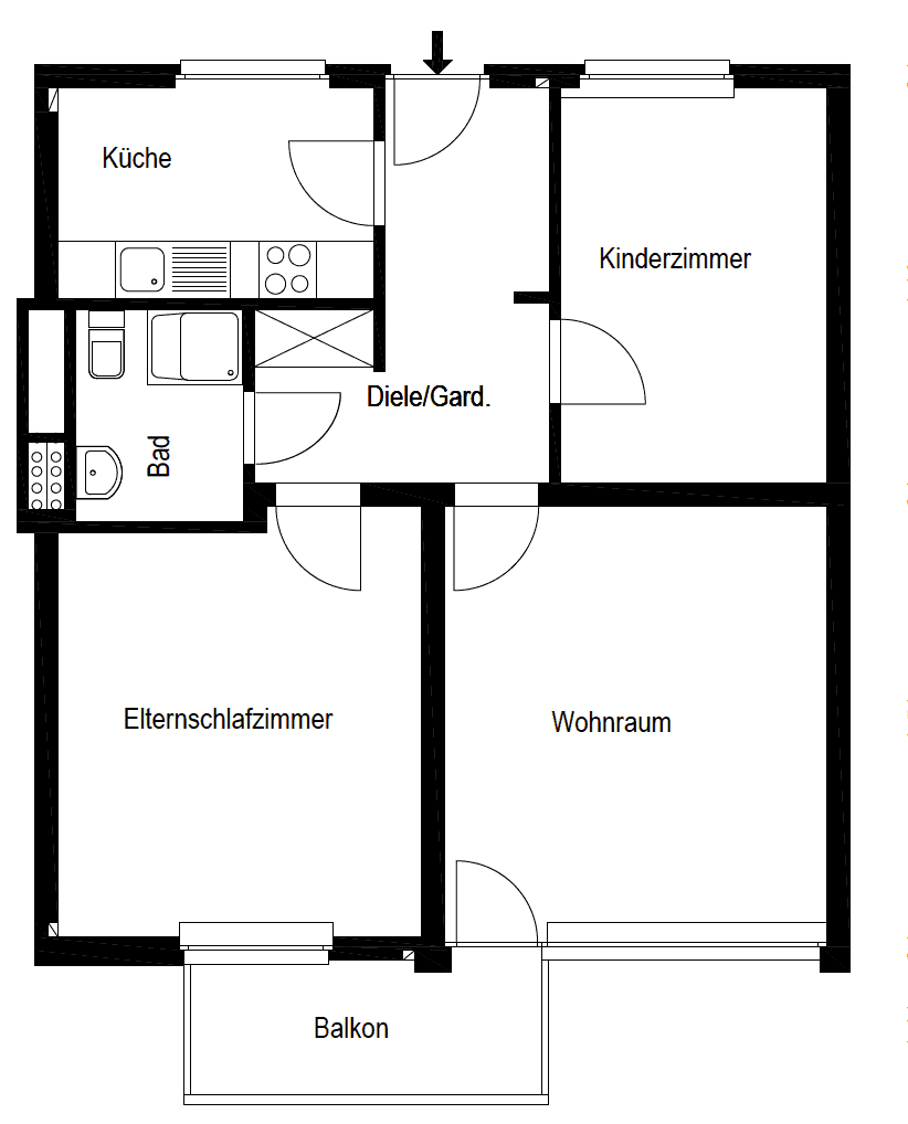 Prodej bytu 3+1 69 m², Mülheim an der Ruhr, Severní Porýní-Vestfálsko Prodej bytu 3+1 69 m², Mülheim an der Ruhr, Severní Porýní-Vestfálsko