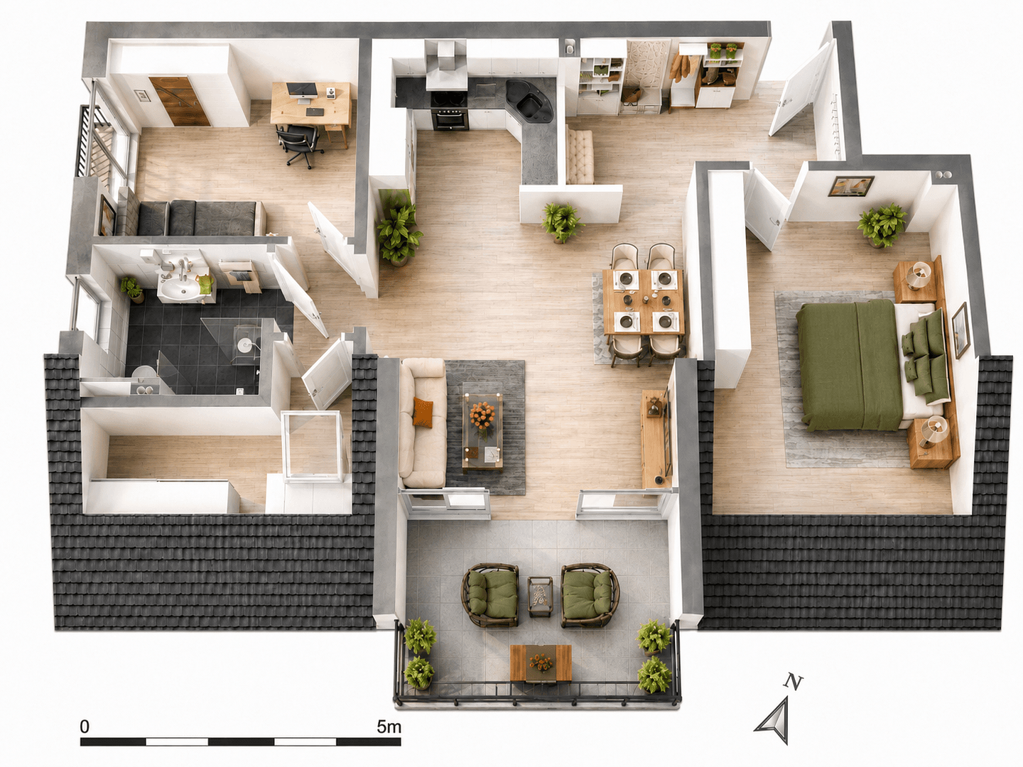 Pronájem bytu 3+kk 79 m², Benhauser Straße 42, Paderborn, Severní Porýní-Vestfálsko Pronájem bytu 3+kk 79 m², Benhauser Straße 42, Paderborn, Severní Porýní-Vestfálsko