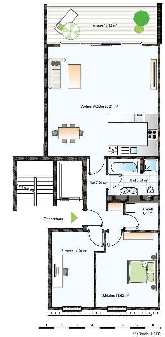 Pronájem bytu 3+1 110 m², Klaus-Groth-Straße 92, Hamburg, Hamburg Pronájem bytu 3+1 110 m², Klaus-Groth-Straße 92, Hamburg, Hamburg