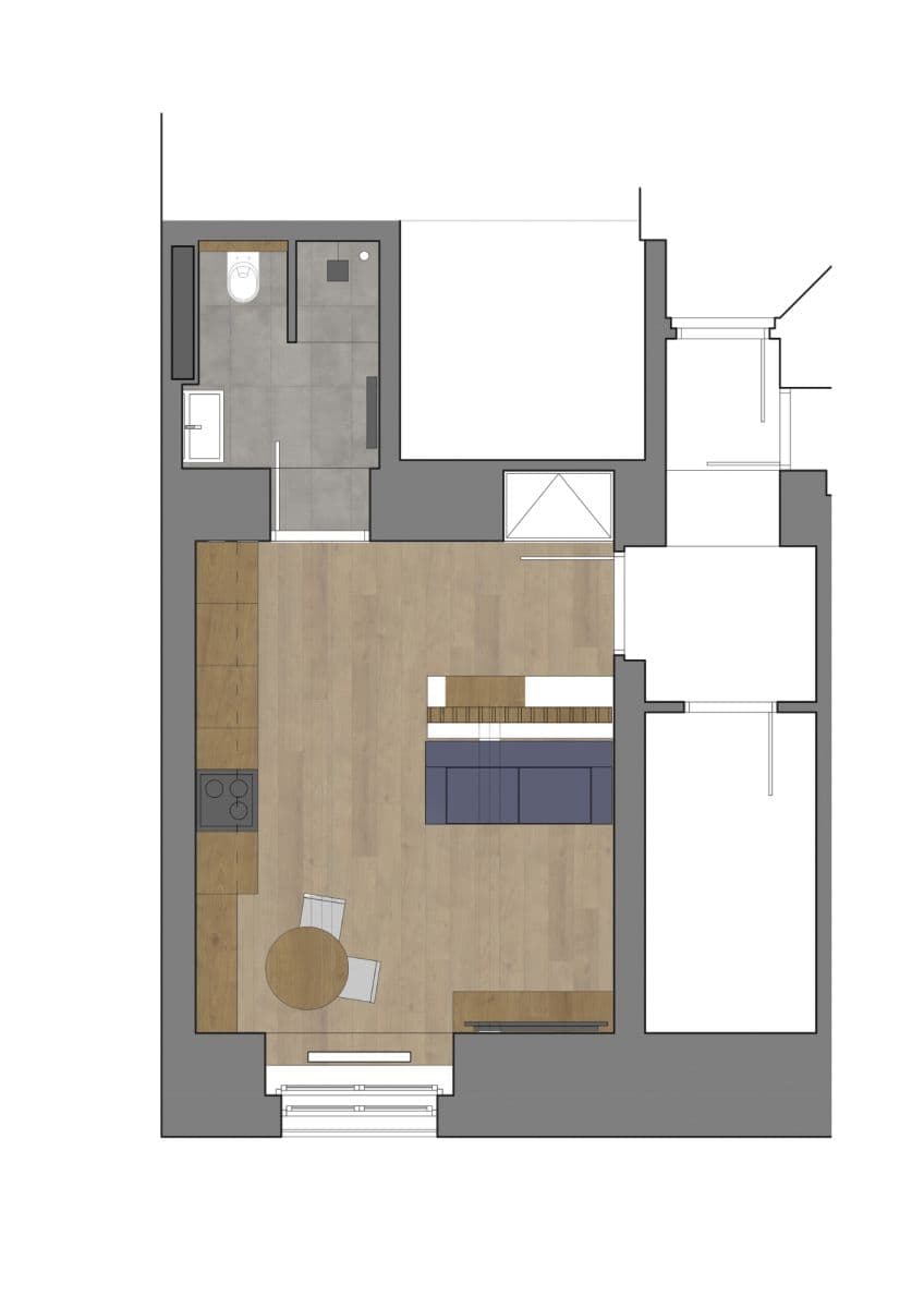 Prodej bytu 1+kk 25 m², Soběslavská, Praha, Praha Prodej bytu 1+kk 25 m², Soběslavská, Praha, Praha