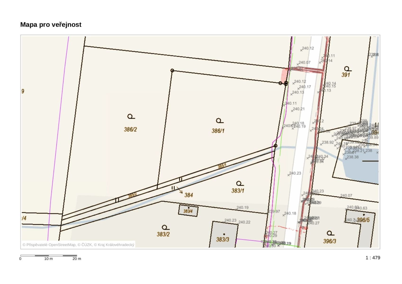 Prodej pozemku 1.331 m², Lhota pod Libčany, Královéhradecký kraj Prodej pozemku 1.331 m², Lhota pod Libčany, Královéhradecký kraj