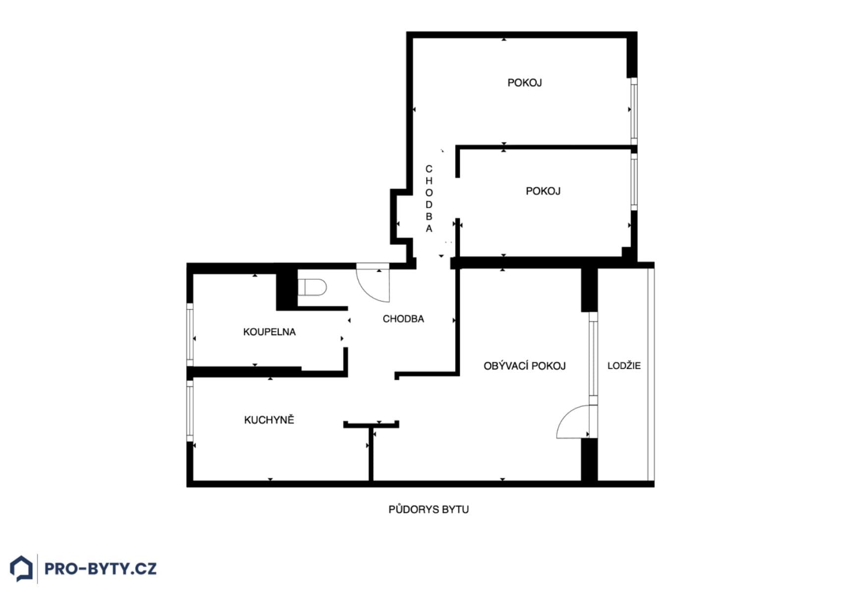 Prodej bytu 4+kk 78 m², Hlavní, Praha, Praha Prodej bytu 4+kk 78 m², Hlavní, Praha, Praha