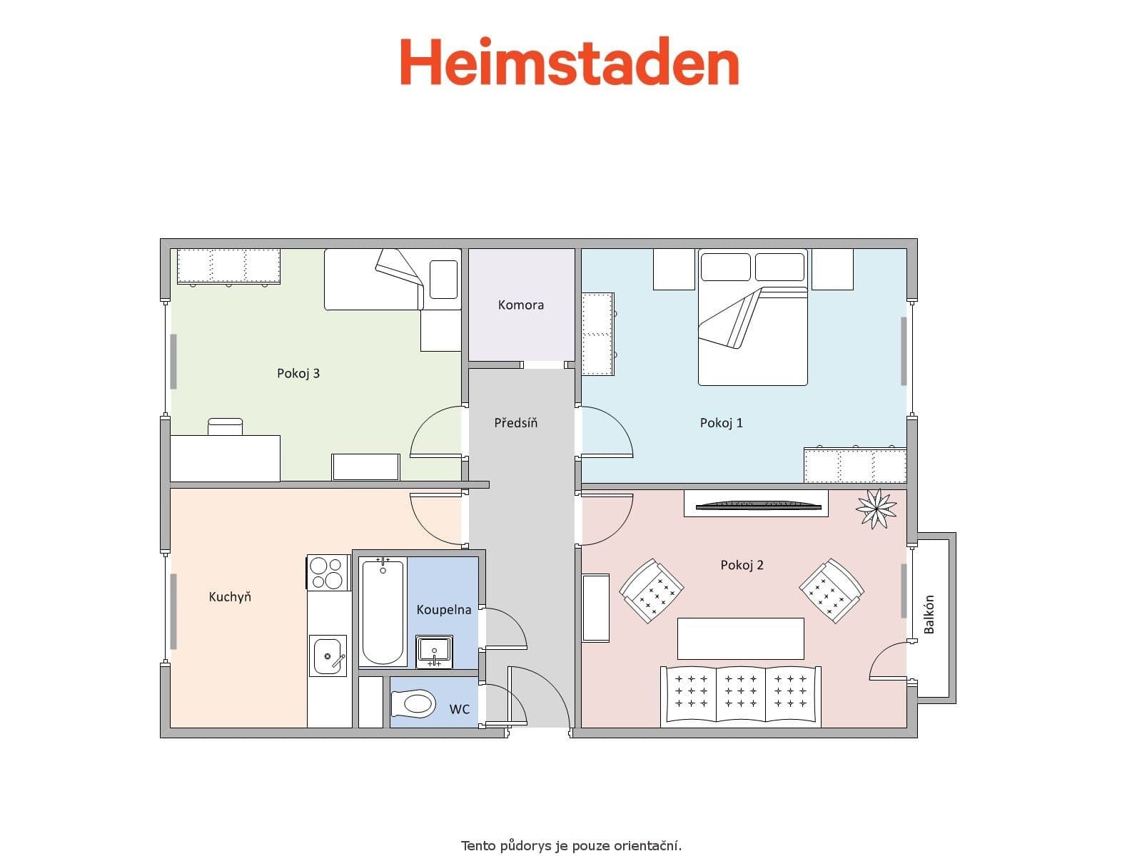 Pronájem bytu 4+kk 71 m², Růžový pahorek, Frýdek-Místek, Moravskoslezský kraj Pronájem bytu 4+kk 71 m², Růžový pahorek, Frýdek-Místek, Moravskoslezský kraj