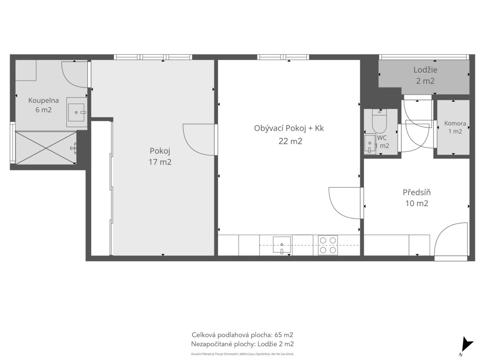 Prodej bytu 2+kk 65 m², Hůlkova, Praha, Praha Prodej bytu 2+kk 65 m², Hůlkova, Praha, Praha