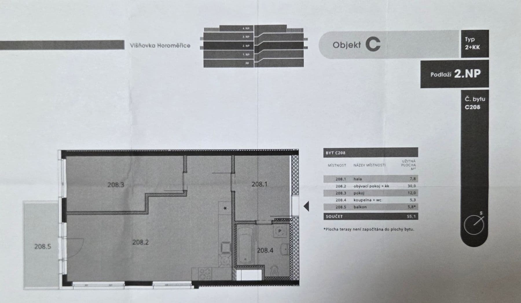 Pronájem bytu 2+kk 55 m², Žižkova, Horoměřice, Středočeský kraj Pronájem bytu 2+kk 55 m², Žižkova, Horoměřice, Středočeský kraj
