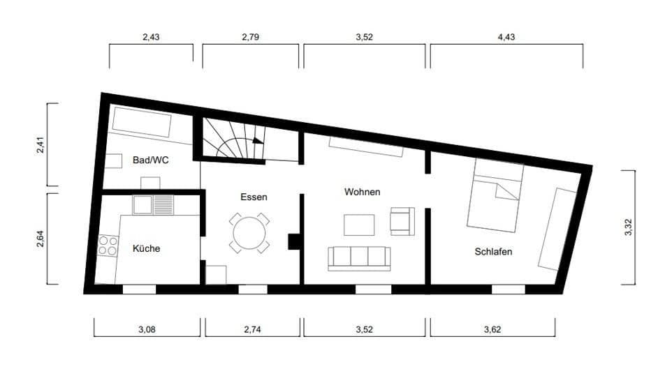 Pronájem domu 93 m², pozemek 80 m², Ludwigsburg, Bádensko-Württembersko Pronájem domu 93 m², pozemek 80 m², Ludwigsburg, Bádensko-Württembersko