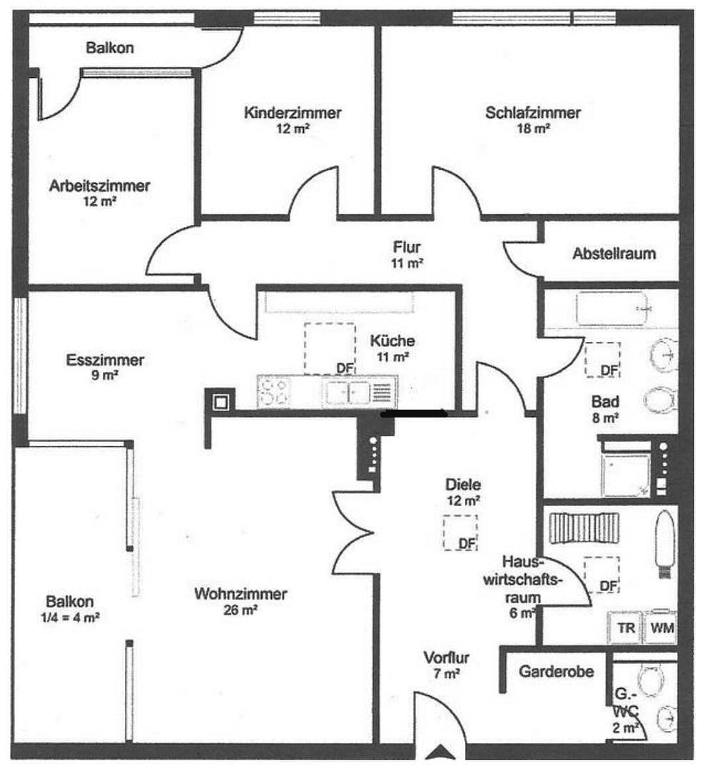 Prodej bytu 4+1 138 m², Hamburg, Hamburg Prodej bytu 4+1 138 m², Hamburg, Hamburg