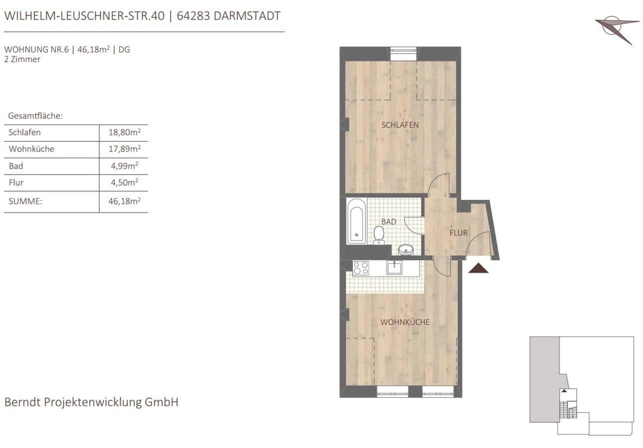 Prodej bytu 2+1 44 m², Wilhelm-Leuschner-Str. 40, Darmstadt, Hessen Prodej bytu 2+1 44 m², Wilhelm-Leuschner-Str. 40, Darmstadt, Hessen