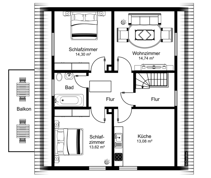 Prodej domu 363 m², pozemek 877 m², Greifenklaustraße 10, Reckendorf, Bavorsko Prodej domu 363 m², pozemek 877 m², Greifenklaustraße 10, Reckendorf, Bavorsko