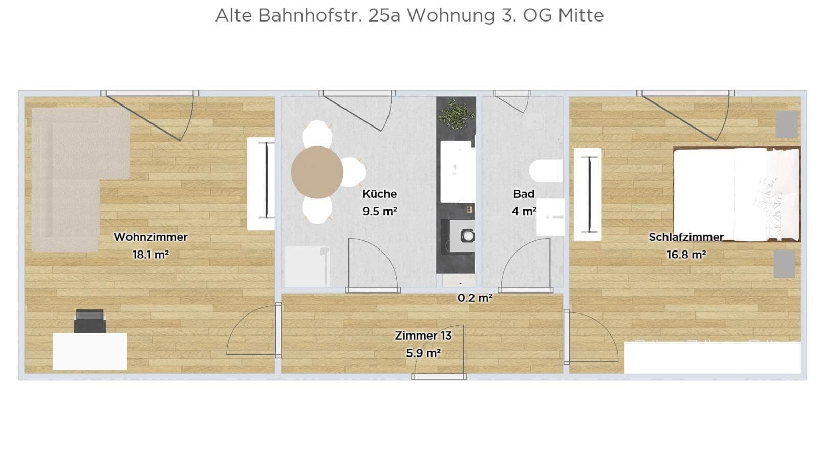 Pronájem bytu 2+kk 54 m², Alte Bahnhofstr. 25a, Bochum, Severní Porýní-Vestfálsko Pronájem bytu 2+kk 54 m², Alte Bahnhofstr. 25a, Bochum, Severní Porýní-Vestfálsko