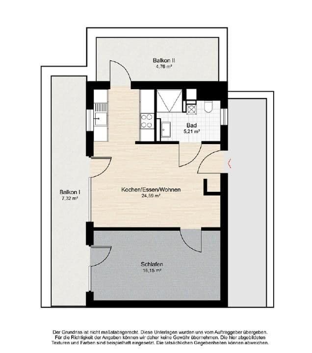 Pronájem bytu 2+1 58 m², Relaisstraße 2, Mannheim, Bádensko-Württembersko Pronájem bytu 2+1 58 m², Relaisstraße 2, Mannheim, Bádensko-Württembersko