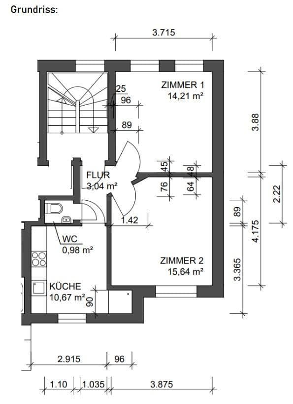 Prodej bytu 2+1 45 m², Lübeck, Šlesvicko-Holštýnsko Prodej bytu 2+1 45 m², Lübeck, Šlesvicko-Holštýnsko