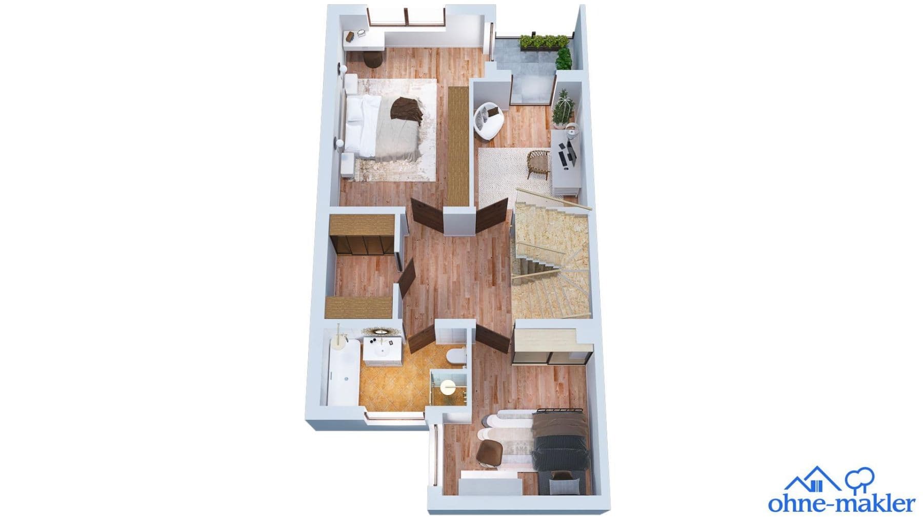 Prodej domu 143 m², pozemek 235 m², Donauschwabenstraße, Eching, Bavorsko Prodej domu 143 m², pozemek 235 m², Donauschwabenstraße, Eching, Bavorsko
