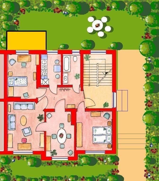 Prodej bytu 4+1 83 m², Brucknerstraße 15, Weimar, Durynsko Prodej bytu 4+1 83 m², Brucknerstraße 15, Weimar, Durynsko