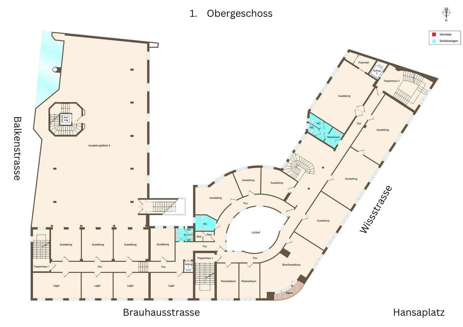 Pronájem nebytového prostoru 2.300 m², Wissstraße 14-18, Dortmund, Severní Porýní-Vestfálsko Pronájem nebytového prostoru 2.300 m², Wissstraße 14-18, Dortmund, Severní Porýní-Vestfálsko