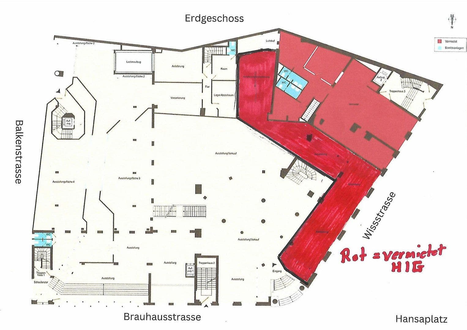 Pronájem nebytového prostoru 2.300 m², Wissstraße 14-18, Dortmund, Severní Porýní-Vestfálsko Pronájem nebytového prostoru 2.300 m², Wissstraße 14-18, Dortmund, Severní Porýní-Vestfálsko