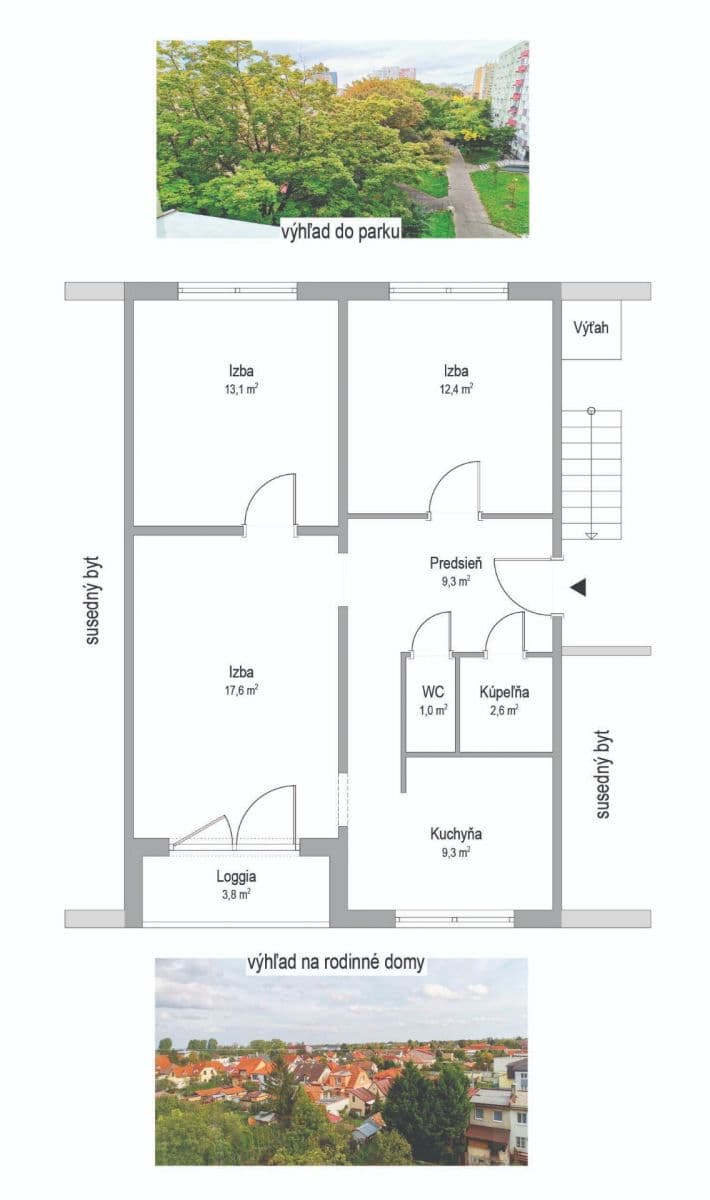 Prodej bytu 3+kk 70 m², Hornádska, Podunajské Biskupice, Bratislavský kraj Prodej bytu 3+kk 70 m², Hornádska, Podunajské Biskupice, Bratislavský kraj